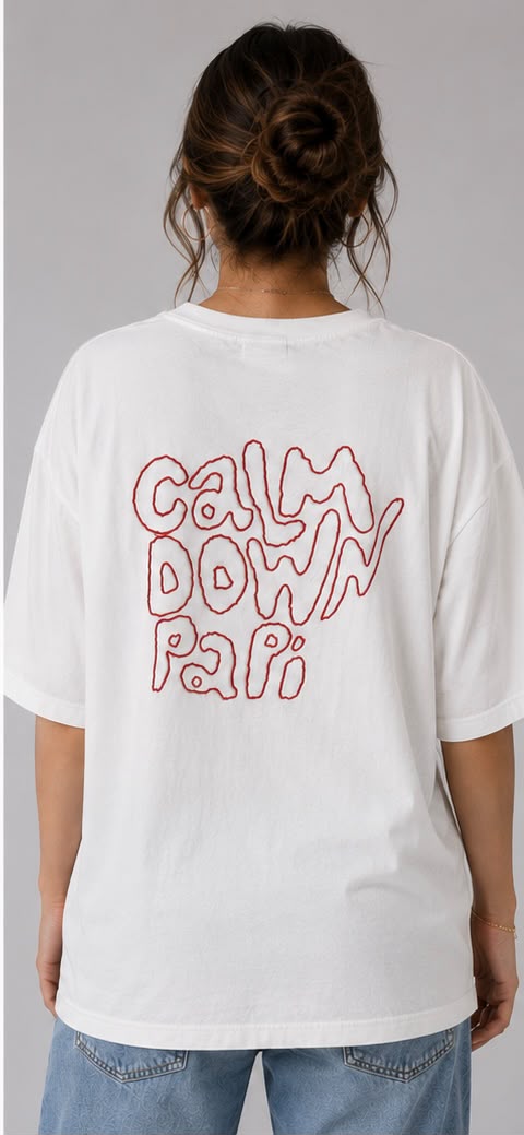 ROVIK Essential Oversized Tee – White