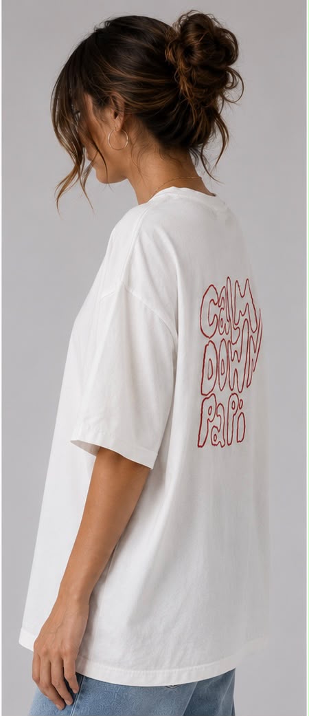 ROVIK Essential Oversized Tee – White
